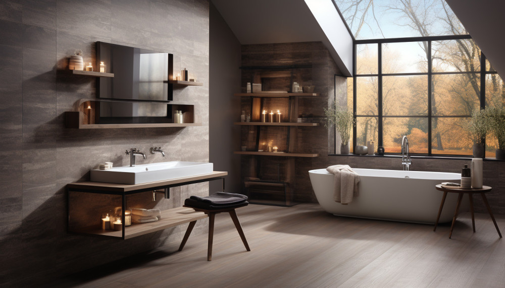 What are the unusual places in the house to install a new bathroom ?